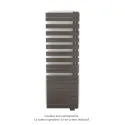 Fassane Spa Asym EL droite, régul IHD, Brown Quartz, 1000W,H1731mm / L550mm