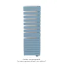 Fassane Spa Asym EL droite, régul IHD, Pastel Blue, 1000W,H1731mm / L550mm