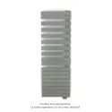 Fassane Spa Asym EL droite, régul IHD, Grey Aluminium, 1000W,H1731mm / L550mm
