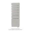 Fassane Spa Asym EL droite, régul IHD, Telegrey 4, 1000W,H1731mm / L550mm