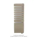 Fassane Spa Asym EL droite, régul IHD, Beige Quartz, 1000W,H1731mm / L550mm