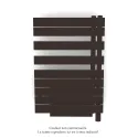 Fassane Spa Asym EL +Air, droite, Dark Brown, 500W, H 870mm / L 550mm