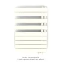 Fassane Spa Asym EL droite, régul IHD, Pure White, 500W,H860mm / L550mm