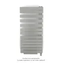 Fassane Spa Asym EL +Air, droite, Inox Look, 750W, H 1248mm / L 550mm