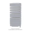 Fassane Spa Asym EL +Air, droite, Light Jeans, 750W, H 1248mm / L 550mm