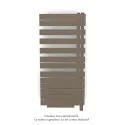 Fassane Spa Asym EL +Air, droite, Pearl Beige, 750W, H 1248mm / L 550mm