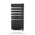 Fassane Spa Asym EL +Air, droite, Volcanic, 750W, H 1248mm / L 550mm