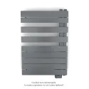 Fassane Spa Asym EL droite, régul IHD, Anthracite, 500W,H860mm / L550mm