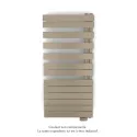 Fassane Spa Asym EL droite, régul IHD, Beige Quartz, 750W,H1238mm / L550mm