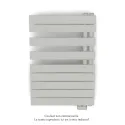 Fassane Spa Asym EL droite, régul IHD, Light Grey, 500W,H860mm / L550mm