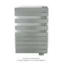 Fassane Spa Asym EL droite, régul IHD, Titane, 500W,H860mm / L550mm