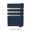 Fassane Spa Asym EL droite, régul IHD, Sapphire Blue, 500W,H860mm / L550mm