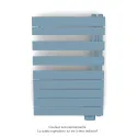 Fassane Spa Asym EL droite, régul IHD, Pastel Blue, 500W,H860mm / L550mm