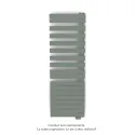Fassane Spa Asym EL droite, régul IHD, Blue Grey, 1000W,H1731mm / L550mm