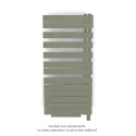 Fassane Spa Asym EL +Air, droite, Cement Grey, 750W, H 1248mm / L 550mm