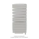 Fassane Spa Asym EL +Air, droite, Telegrey 4, 750W, H 1248mm / L 550mm