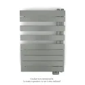 Fassane Spa Asym EL droite, régul IHD, Grey Aluminium, 500W,H860mm / L550mm