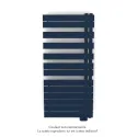 Fassane Spa Asym EL droite, régul IHD, Sapphire Blue, 750W,H1238mm / L550mm