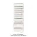 Fassane Spa Asym EL droite, régul IHD, Light Beige, 1000W,H1731mm / L550mm