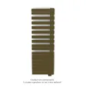 Fassane Spa Asym EL droite, régul IHD, Bronze, 1000W,H1731mm / L550mm