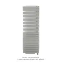 Fassane Spa Asym EL +Air, droite, Inox Look, 1000W, H 1741mm / L 550mm