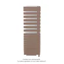 Fassane Spa Asym EL +Air, droite, Terracotta Faded, 1000W, H 1741mm / L 550mm