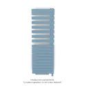 Fassane Spa Asym EL +Air, droite, Pastel Blue, 1000W, H 1741mm / L 550mm