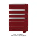 Fassane Spa Asym EL droite, régul IHD, Ruby Red, 500W,H860mm / L550mm