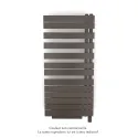 Fassane Spa Asym EL +Air, droite, Brown Quartz, 750W, H 1248mm / L 550mm