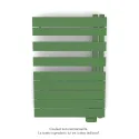 Fassane Spa Asym EL droite, régul IHD, Reseda Green, 500W,H860mm / L550mm