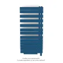 Fassane Spa Asym EL +Air, droite, Gentian Blue, 750W, H 1248mm / L 550mm