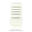 Fassane Spa Asym EL +Air, droite, Cream, 750W, H 1248mm / L 550mm