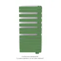 Fassane Spa Asym EL droite, régul IHD, Reseda Green, 750W,H1238mm / L550mm