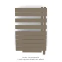 Fassane Spa Asym EL +Air, droite, Beige Grey, 500W, H 870mm / L 550mm