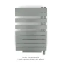Fassane Spa Asym EL +Air, droite, Titane, 500W, H 870mm / L 550mm