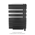 Fassane Spa Asym EL +Air, droite, Volcanic, 500W, H 870mm / L 550mm