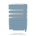 Fassane Spa Asym EL +Air, droite, Pastel Blue, 500W, H 870mm / L 550mm