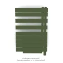 Fassane Spa Asym EL +Air, droite, Olive Green, 500W, H 870mm / L 550mm