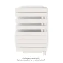 Fassane Spa Asym EL +Air, droite, Light Beige, 500W, H 870mm / L 550mm