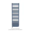 Cala Symétrique EL +Air, Pigeon Blue, 1000W, H 1751 mm / L 506 mm