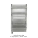 Cala Symétrique EL +Air, Inox Look, 500W, H 991 mm / L 506 mm