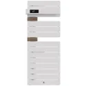 Allure 4 Classique Matg Etroit 500W Blanc Mat/Chene