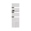 Allure 4 Classique Matg Etroit 1600W Blanc Mat/Chene