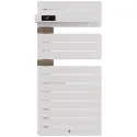 Allure 4 Classique Matg 500W Blanc Brillant/Chene