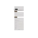 Allure 4 Classique Matg Etroit 500W Blanc Brillant/Chene