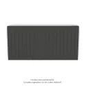 Fassane Premium EL H, commande RF,Umbra Grey 7222, 1750W H700 mm / L1423 mm