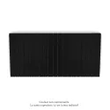 Fassane Premium EL H, commande RF,Jet Black 9005, 1750W H700 mm / L1423 mm