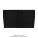 Fassane Premium EL H, commande RF,Jet Black 9005, 1500W H700 mm / L1201 mm