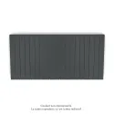 Fassane Premium EL H, commande RF,Black Matt 0557, 1750W H700 mm / L1423 mm