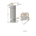 Chauffe-eau électrique Cor-émail CEE 300L S/S THS EASYTRI